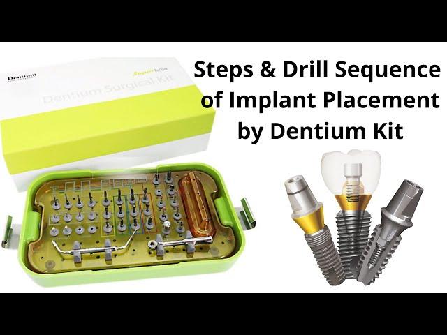 Basic #dental  #implantology  Course- Dentium implant Superline kit, Drill sequence and Review