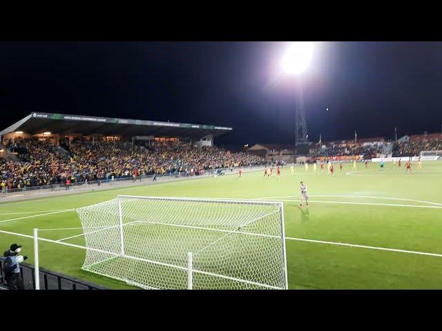 Bodø/Glimt - Roma 2-1 Jubelbrølet på Aspmyra når kvartfinalen i Europa Conf Lg. blåses av 07.04.2022