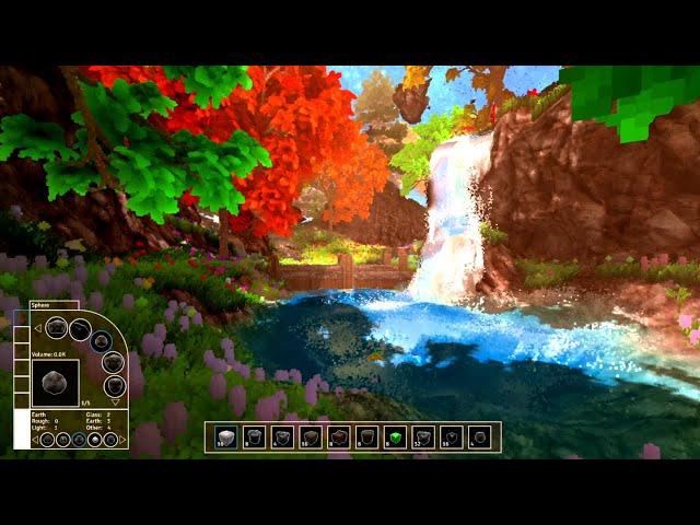 Voxel Water Physics - Waterfalls, Rivers and Tunnels