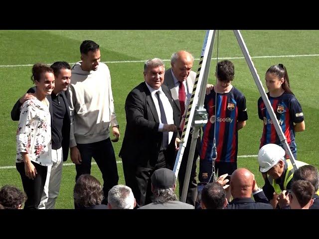 Joan Laporta officially CLOSES the Camp Nou as construction for the club's new stadium begins