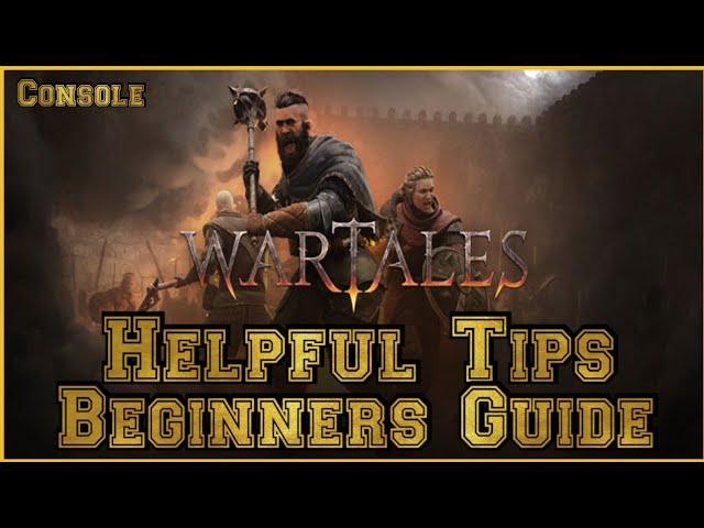 Wartales Beginner's TIPS & TRICKS (Console)