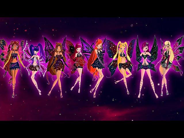 Winx club Dark Enchantix Transformation with Roxy and Daphne Full EXCLUSIVE | Fanmade | Winxclub