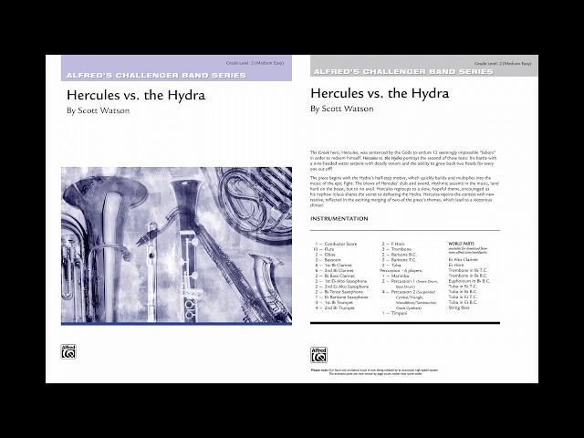 Hercules vs. the Hydra, by Scott Watson – Score & Sound