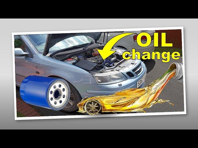 Saab 9-3 2.0t oil change | Saab 9-3 Oil Filter | Saab 2.0 Turbo