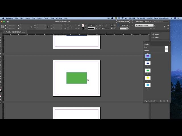 InDesign CC 2020 - Zoom Tool