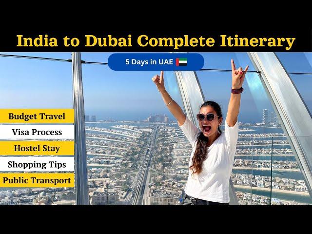 5 Days in Dubai - Itinerary With Cost | India to Dubai Travel Guide 2025 | Dubai on a Budget