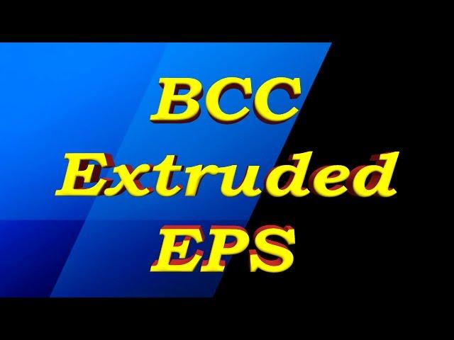 Sony Vegas Pro 13 -  BCC Extruded EPS