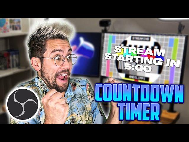 Easiest Way To Add A COUNTDOWN TIMER To Your Stream - OBS Plugin