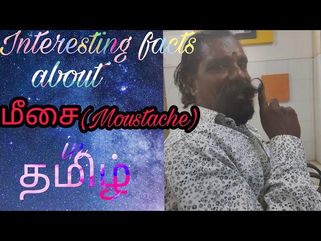 Interesting facts about மீசை (Mustache) in தமிழ் (Tamil)|Mithi facts