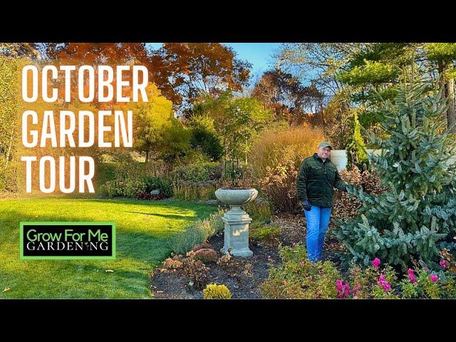 October Garden Tour  Peak Fall Color in Our Zone 5b/6a Upstate New York Garden 