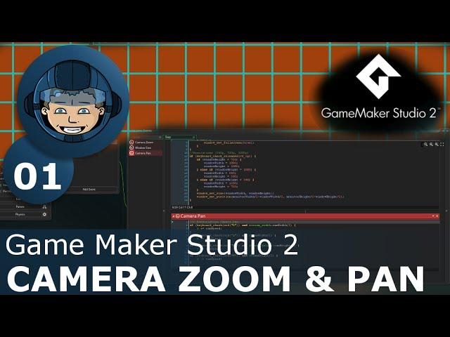 CAMERA ZOOM & PAN - Game Maker Studio 2: Ep. #01 - Let's Make a Game (S3)