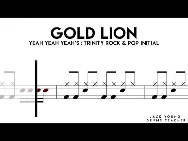 Gold Lion - Trinity Rock & Pop Drums : Initial (OLD)