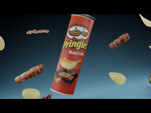 3D анимация/Реклама Pringles  в блендере/ 3D/Blender