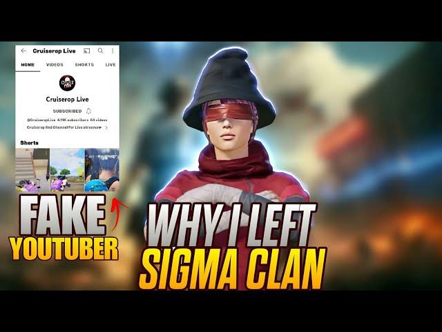 Why I left sigma clan fight with cruiser bot