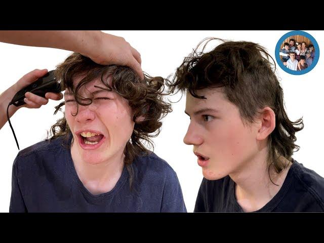 BRAYDEN'S EXTREME MAKEOVER - DOUBLE MULLET HAIRCUT