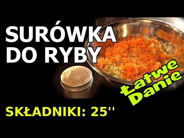 Łatwe Danie - Surówka do ryb z kiszonej kapusty