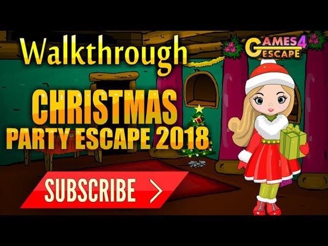 Christmas Party Escape 2018 Walkthrough [Games4Escape]