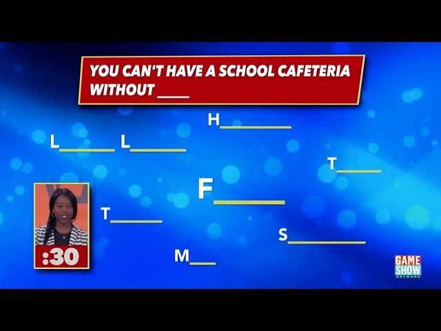 You Can't Have A School Cafeteria Without... | America Says | Game Show Network