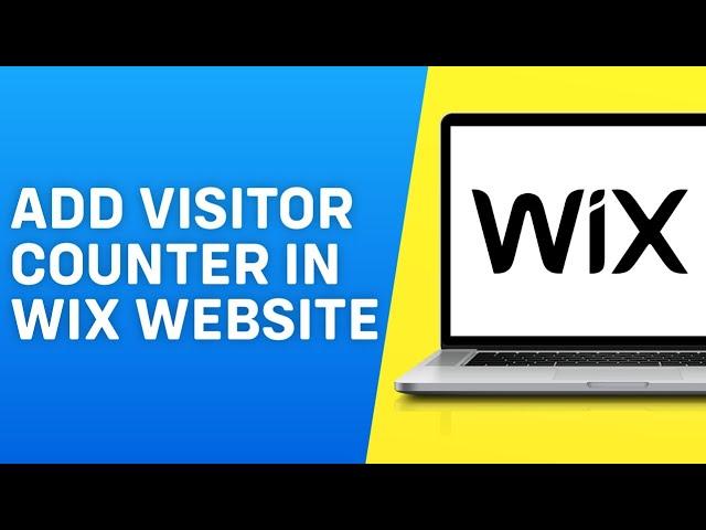 How to Add Visitor Counter in Wix Website 2025 | Add Animated Number Counter