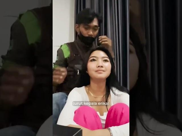 Erika Putri Prank Ojol Berujung Ke enakan #videoshort #erikaputri #ojol