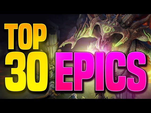 TOP 30 EPIC CHAMPIONS to DEFEAT the CLAN BOSS!