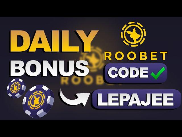 Roobet Promo Code 2025: LEPAJEE | Exclusive $200 Daily Bonus in Cashback - Roobet Code Review