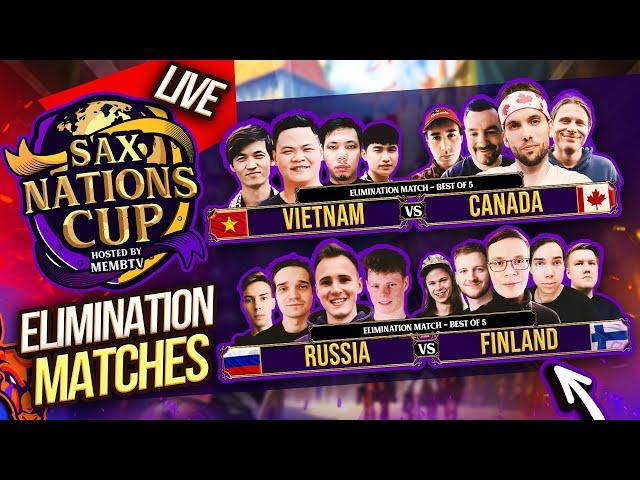 SAX NATIONS CUP MAIN EVENT Vietnam vs Canada | Russia vs Finland #ageofempires2 #aoe2 (27-10-24)