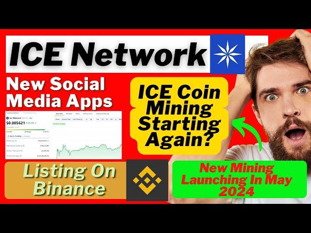 ICE Network New Apps | Binance Listing | ICE Coin Price | ICE Network Mainnet Launch | New Mining