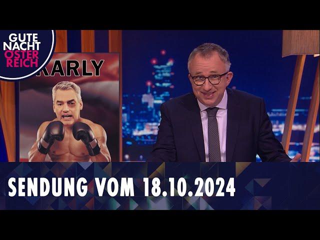 Gute Nacht Österreich mit Peter Klien vom 18.10.2024