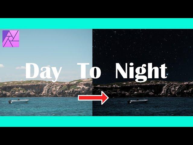 How to Turn Day to Night in Affinity Photo