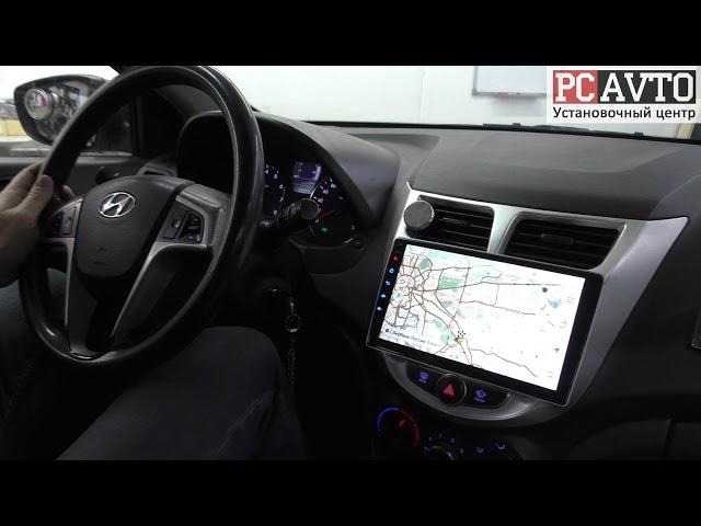 Яндекс. Навигатор и YouTube в Hyundai Solaris. Обзор Штатной Android-магнитолы