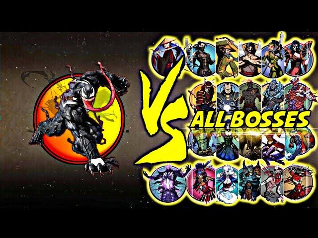 Shadow Fight 2 Venom Vs All Bosses Most Epic Video