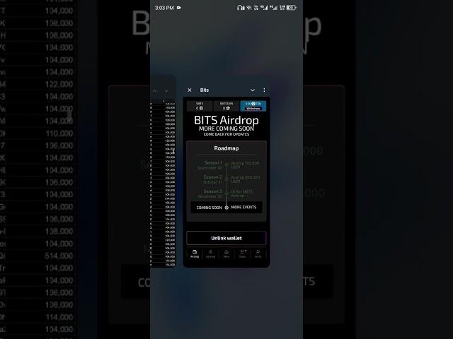 Bits Airdrop Update || Bits Season 3 airdrop || 10 Bln $Bits airdrop || #bits #airdrop #snapshot