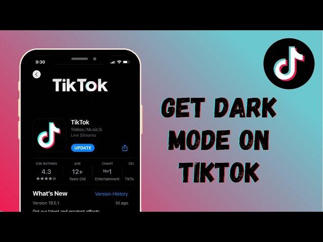 Get Dark Mode on TikTok Android | 2021