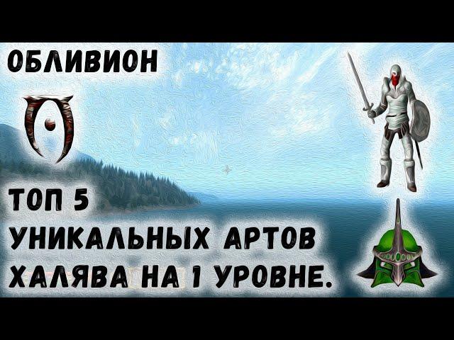 Oblivion 46 Секретный Топ 5 уникальных халявных артефактов на 1 уровне