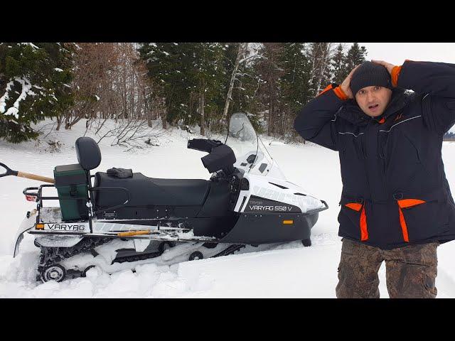 Ustaich bought a new snowmobile - but why not happy? \ THIS IS KAPET !!! \ Taiga Varyag 550V