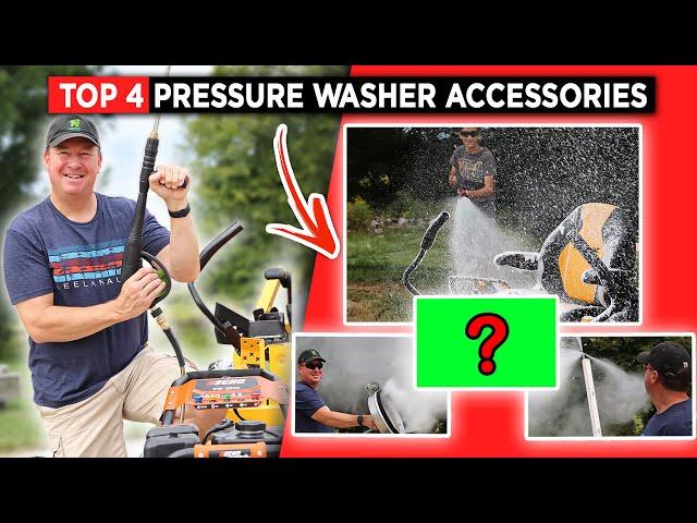 Top 4 Pressure Washer Attachment Recommendations || Pressure WasherAccessories || Markthomasbuilder