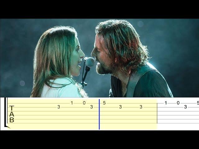 Lady Gaga & Bradley Cooper - Shallow (A Star is Born) (Easy Guitar Tabs Tutorial)