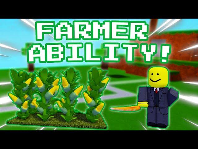 HOW TO GET FARMER ABILITY + SHOWCASE! | Ability Wars