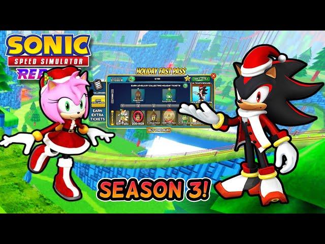 [New] Latest updates in SONIC SPEED SIMULATOR Season 3 Revealed!