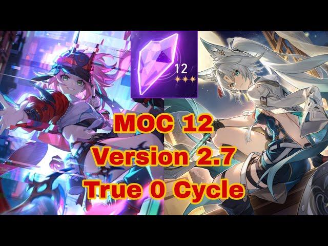 [ Honkai Star Rail ] Memory of Chaos 12 | MOC 12 | Version 2.7 Rappa & Feixiao 0 Cycle Both Sides