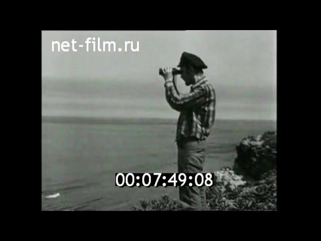 1975г. остров Тюлений. Охотское море. Тихоокеанский НИИ рыбного хозяйства и океанографии.