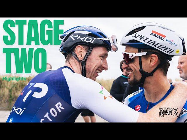 HIGHLIGHTS | 2024 Lloyds Bank Tour of Britain Men - Stage Two