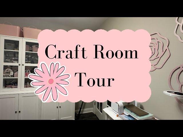 CRAFT ROOM TOUR: SEE HOW I ORGANIZE MY SMALL SPACE #craftroom