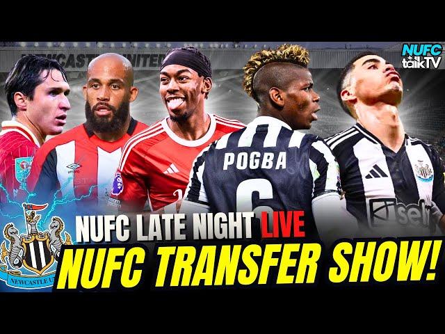 TRANSFER SHOW: WHAT DOES NEWCASTLE NEED!? RIGHT WING? DEFENDER? ALMIRON TO LEAVE? PAUL POGBA LINKS!