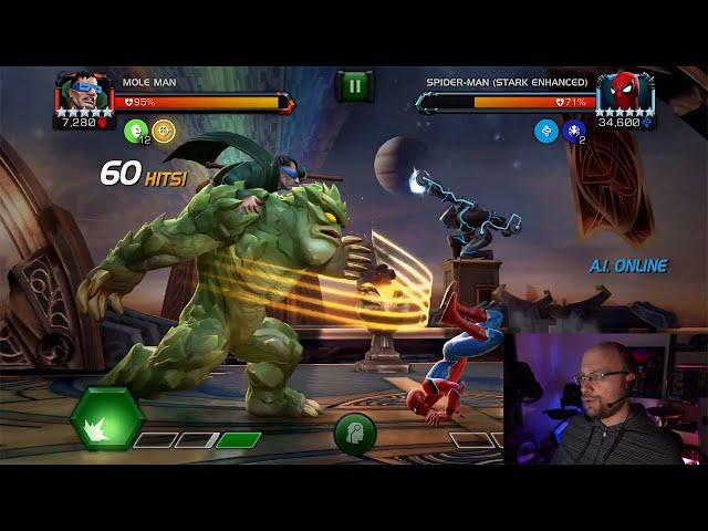 Will Mole Man be good for itemless? Quick Test | Marvel Contest of Champions