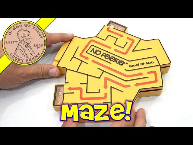 How To Play The Ideal Game No Peekie No Peekie Hidden Maze Vintage Game