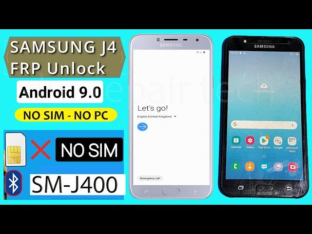 SAMSUNG J4 FRP Bypass 9.0 NO SIM Without PC 2022 | Samsung J4 Google Account Bypass Without SIM Card