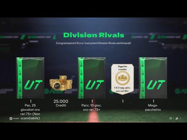 FC 25 - DIVISION RIVALS REWARDS RANK 5 - PREMI DIVISION RIVALS DIVISIONE 5 - PACK OPENING