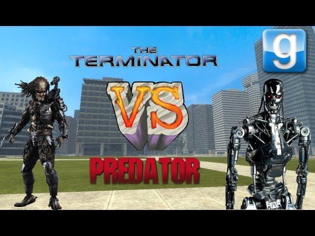 The Terminator VS The Predator NPC Battle Garry's Mod #TerminatorVSPredator